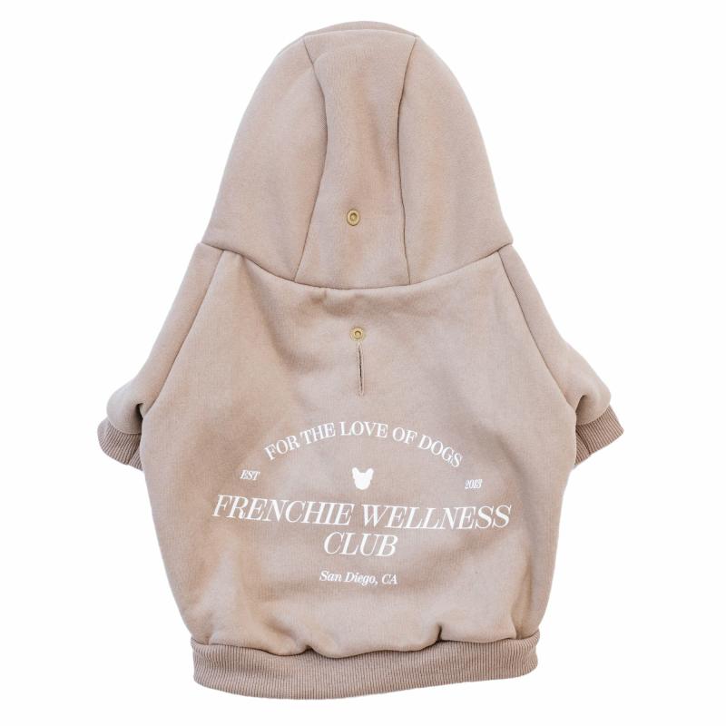 Animals Frenchie Dog Hoodie – Frenchie Wellness Club | M | Dogs Animals (C-E) Animals