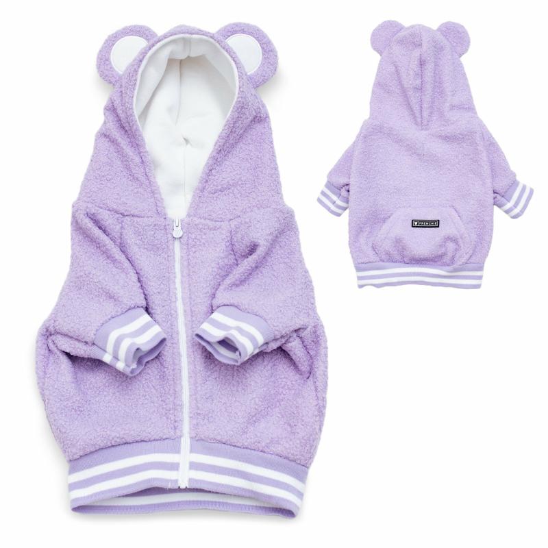 Animals Frenchie Dog Hoodie – Purple Teddy | Xs | Dogs Animals (C-E) Animals