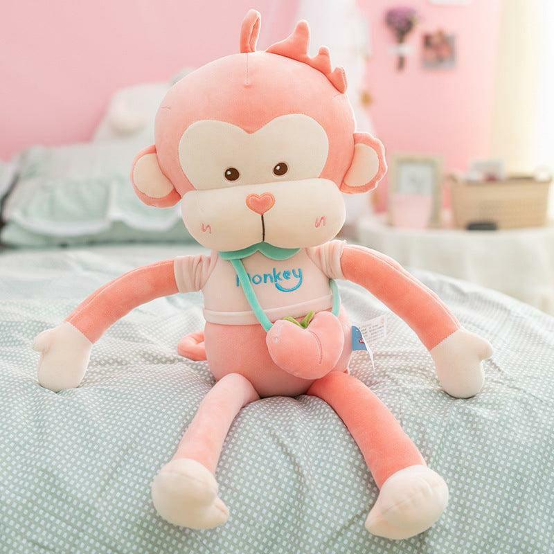 Animals Fruit Butt Monkey Doll Backpack Plush Toy | 50cm | Monkeys Animals (K-O) Animals