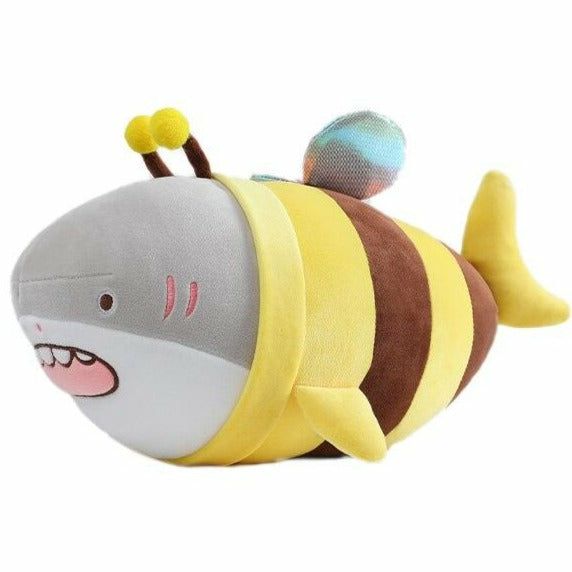 Animals Funny Bee Shark Plush Toy | 12In | Sharks Animals (S) Animals