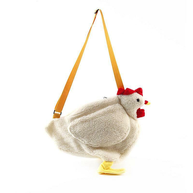 Animals Funny Plush Chicken Crossbody Bag | Chicken Animals (C-E) Animals