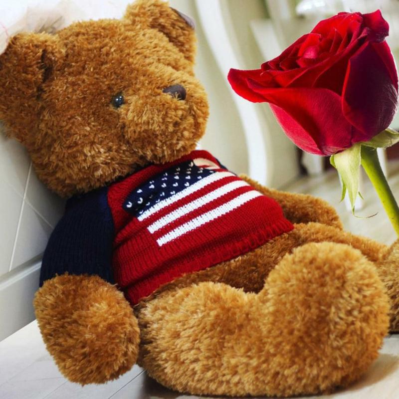 Animals Genuine I love the USA Teddy Bear | 60cm | Teddy Bears Animals (T-Z) Animals