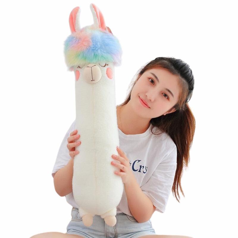 Animals Giant Colorful Alpaca Plush Toy | 39In | Llamas Animals (K-O) Animals