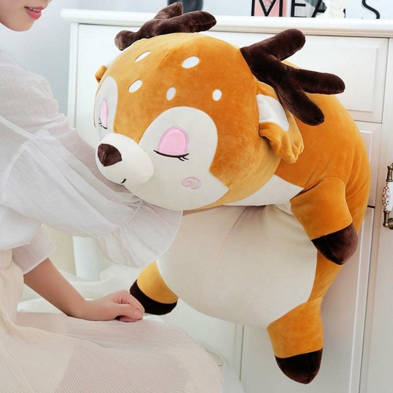 Animals Giant Kawaii Stuffed Deer Plush Toy | 17In | Deer Animals (C-E) Animals