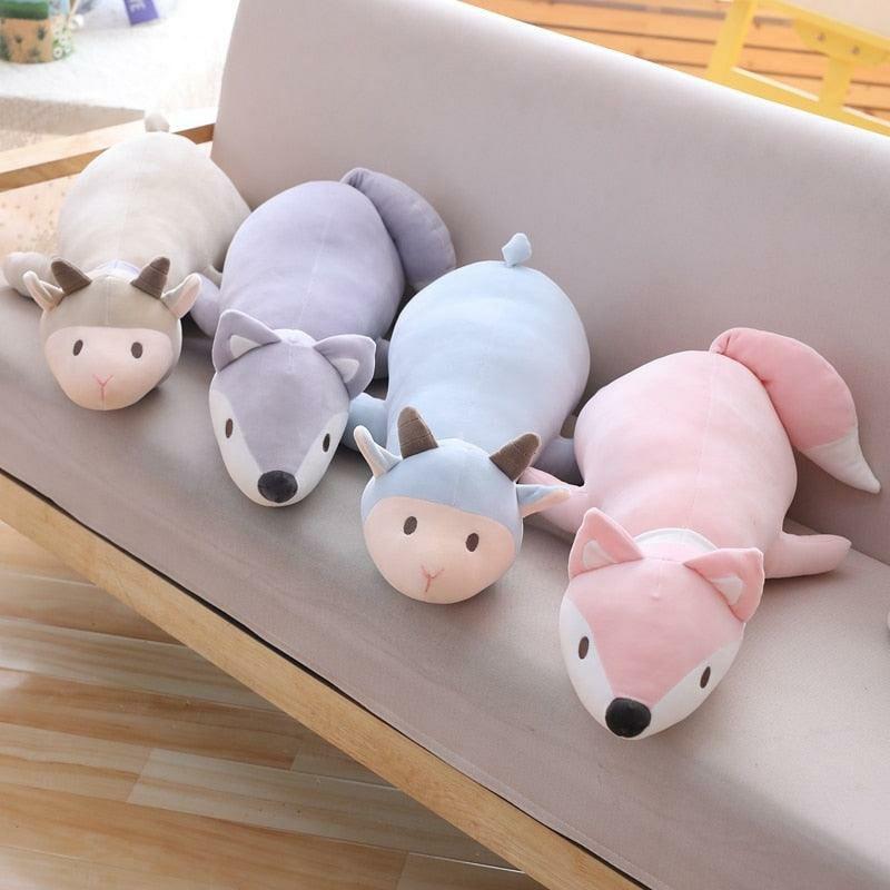 Animals Giant Stuffed Animal Sheep & Fox Plush Toy Pillows | 85cm | Sheep Animals (S) Animals