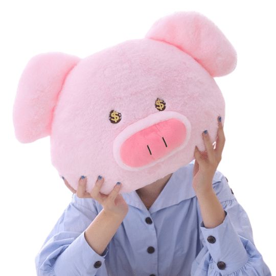 Animals Greedy Piggy Plushies | Pigs Animals (P-R) Animals