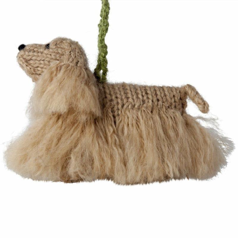 Animals Hand Knit Alpaca Wool Christmas Ornament – Cocker Spaniel Dog | Llamas Animals (K-O) Animals