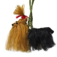 Animals Hand Knit Alpaca Wool Christmas Ornament – Yorkie Dog | Llamas Animals (K-O) Animals