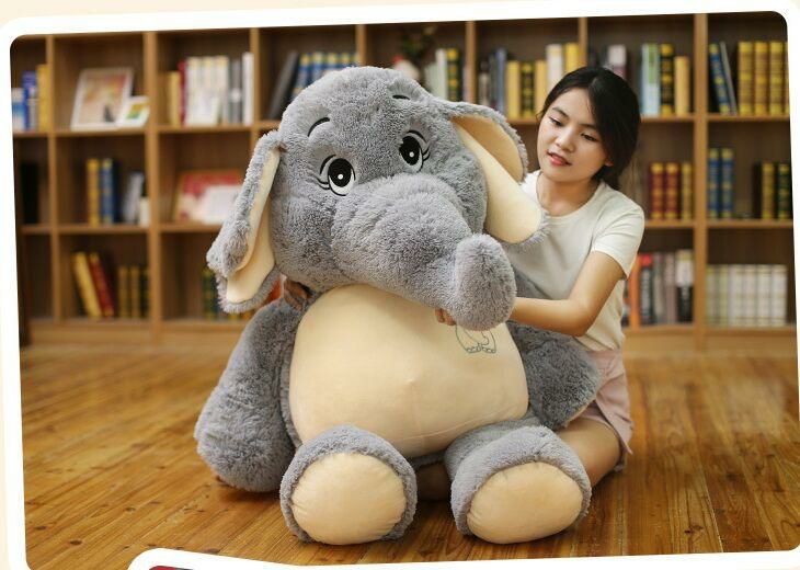 Animals Huge Lovely Elephant Plush Stuffed Animal | Elephants Animals (C-E) Animals