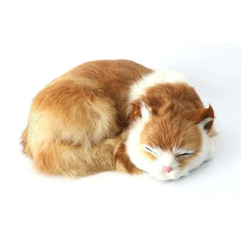 Animals Hyper Realistic Sleeping Cat Plush Dolls | Cats Animals (C-E) Animals