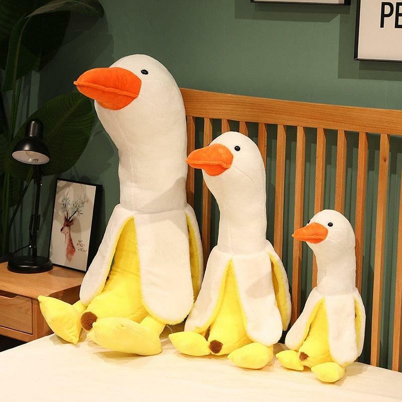 Animals Kawaii Banana Goose Plushies | 27In | Geese Animals (F-H) Animals