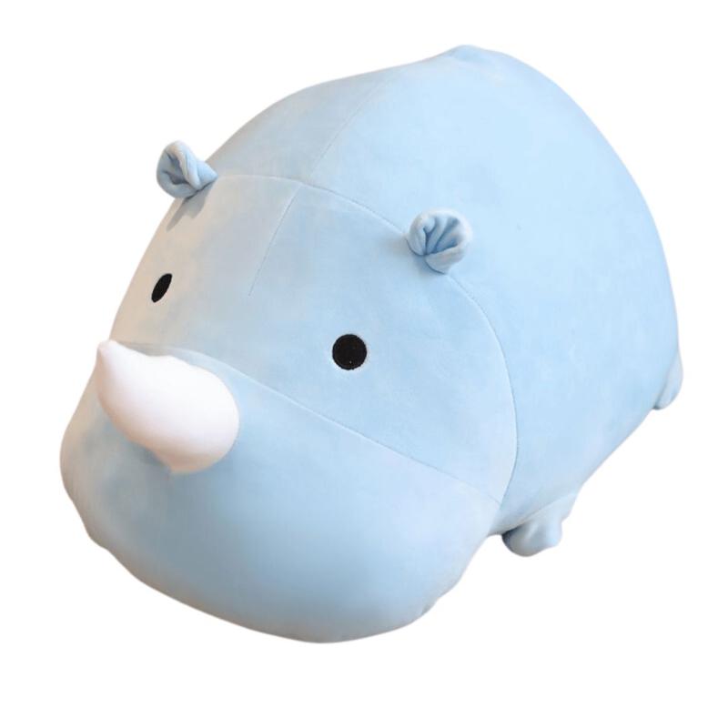 Animals Kawaii Blue Rhino Plushie | 19In | Rhinos Animals (P-R) Animals