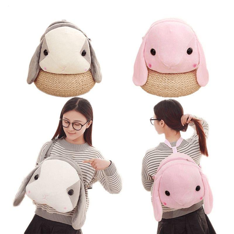 Animals Kawaii Bunny Rabbit Backpack | Bunnies Animals (A-B) Animals