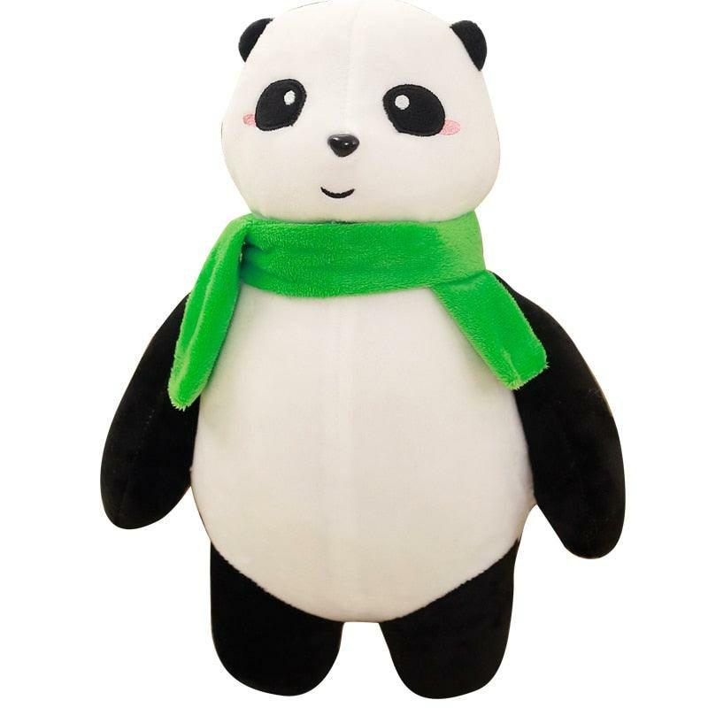 Animals Kawaii Cartoon Panda with Scarf Plush Toy | Pandas Animals (P-R) Animals