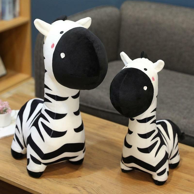 Animals Kawaii Cartoon Zebra Plush Toys | 17In | Zebras Animals (T-Z) Animals