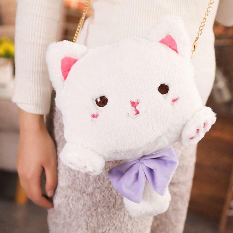 Animals Kawaii Cat Plushie Backpack | 9In | Cats Animals (C-E) Animals