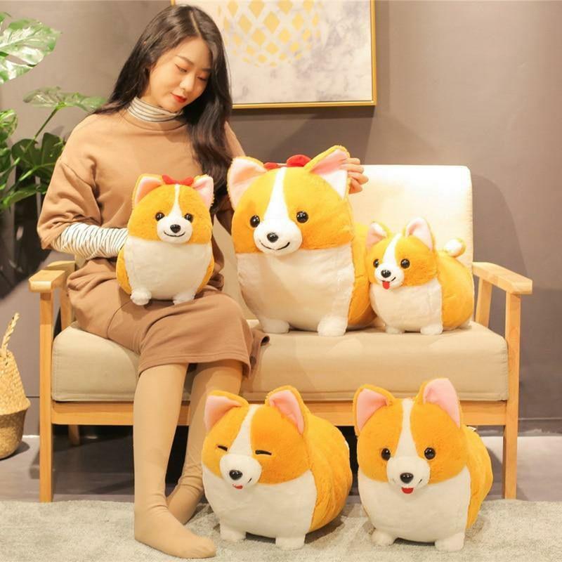 Animals Kawaii Corgi Doll Plush Toy | 60 x 45cm | Dogs Animals (C-E) Animals