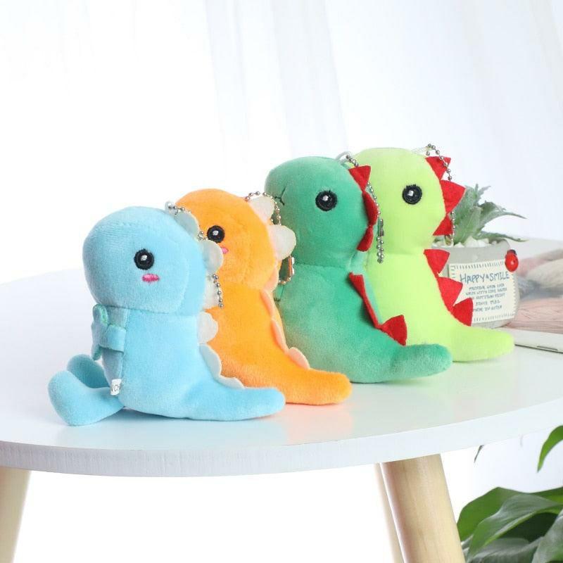 Animals Kawaii Dinosaur Plush Toy Keychains | 3In | Dinos Dinos Animals