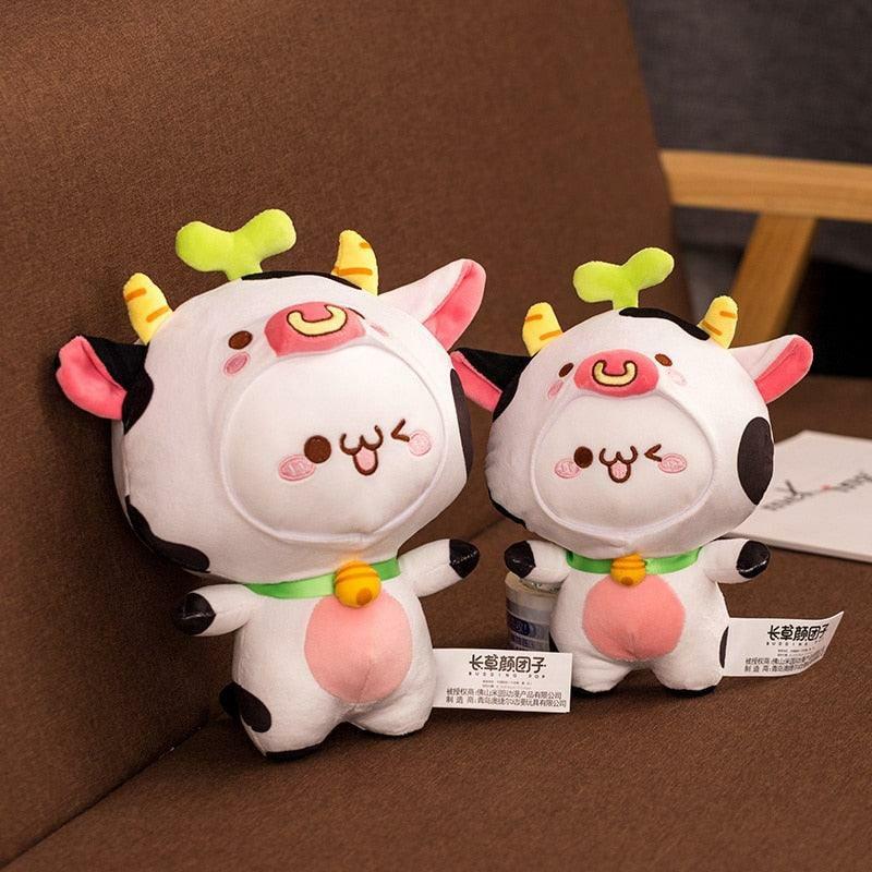 Animals Kawaii Dumpling Toy Cow Stuffed Animal | 8In | Cows Animals (C-E) Animals