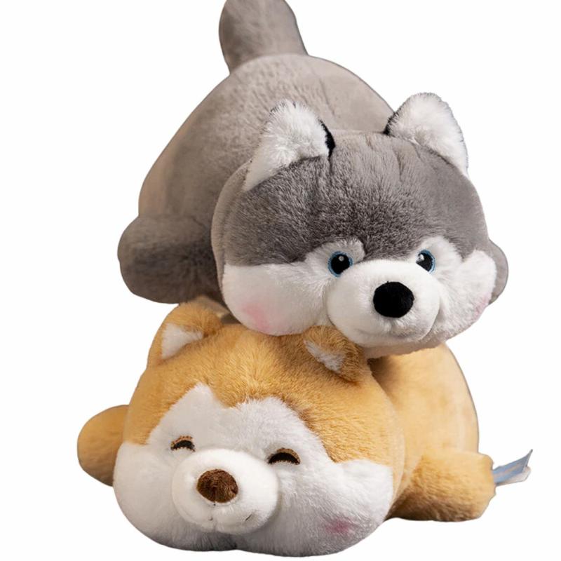 Animals Kawaii Fluffy Husky Plushies | 15In | Husky Dog Breeds Animals