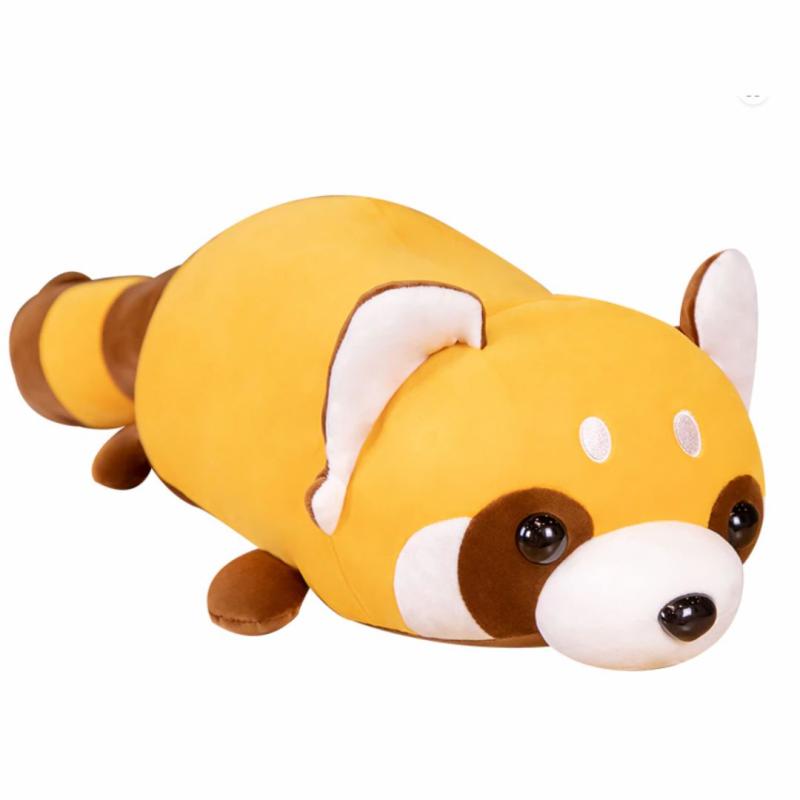 Animals Kawaii Lying Raccoon Plush Pillow | 23In | Raccoons Animals (P-R) Animals