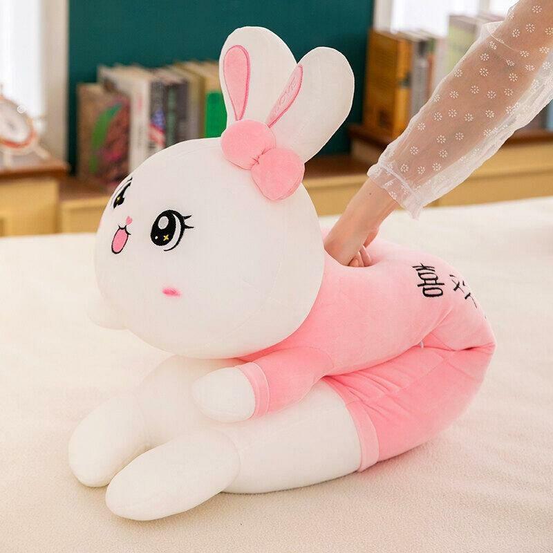 Animals Large Lying Rabbit Pillow Toy | 37In | Bunnies Animals (A-B) Animals