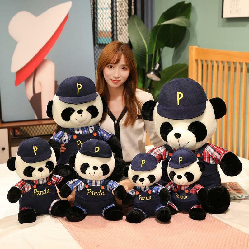 Animals Large Panda With Hats Rest Pillows | 27In | Pandas Animals (P-R) Animals