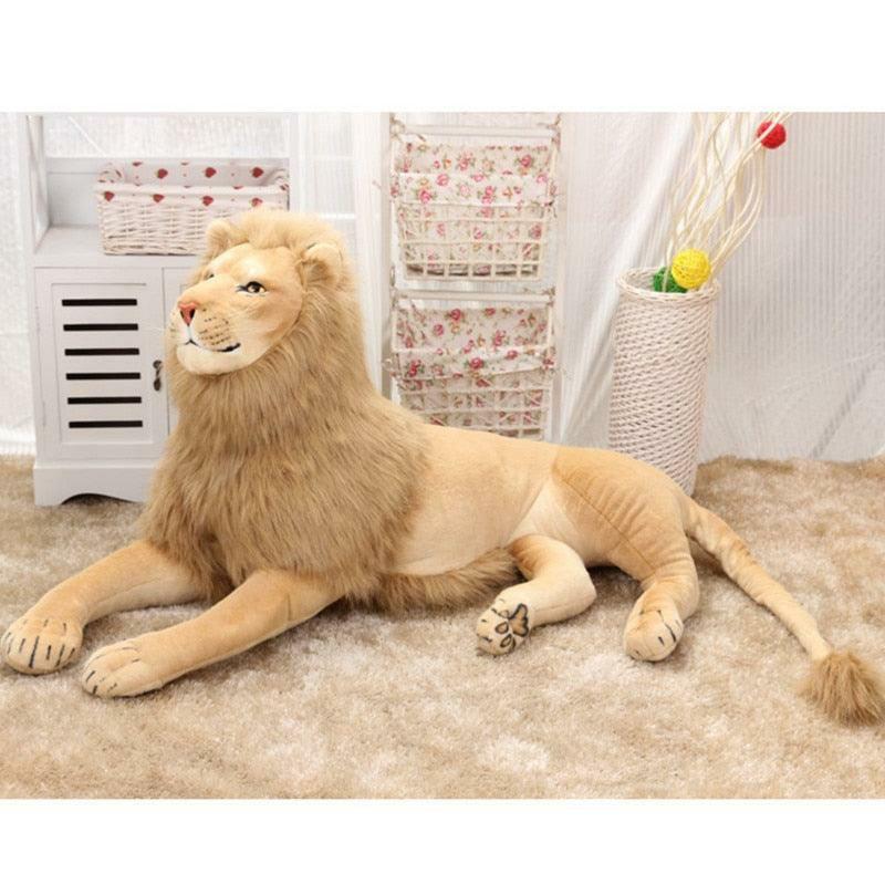 Animals Life Size Realistic Lion Real Life Lion Leopard Stuffed Plush Toys | 12In | Lions Animals (K-O) Animals