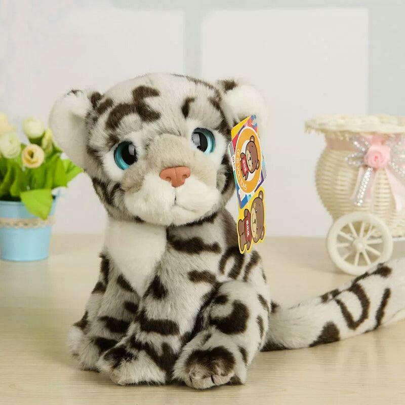 Animals Lifelike Snow Leopard Plush Toy | 7In | Leopards Animals (K-O) Animals