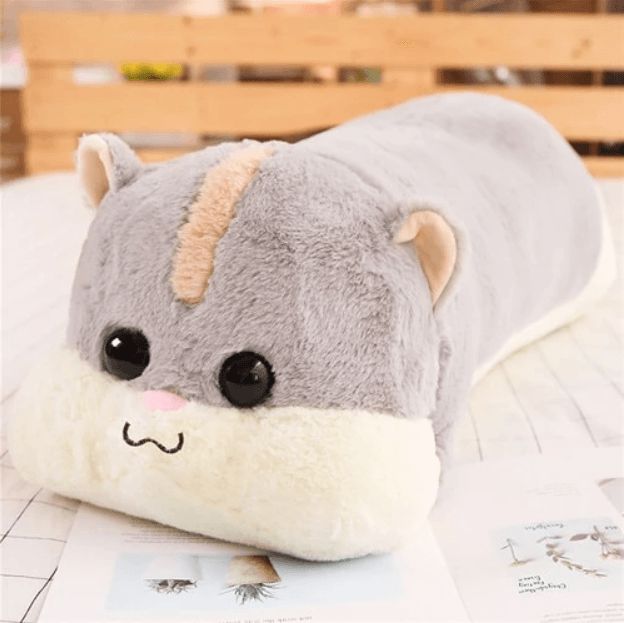 Animals Long Hamster Stuffed Plush Pillow | 80cm | Hamsters Animals (F-H) Animals