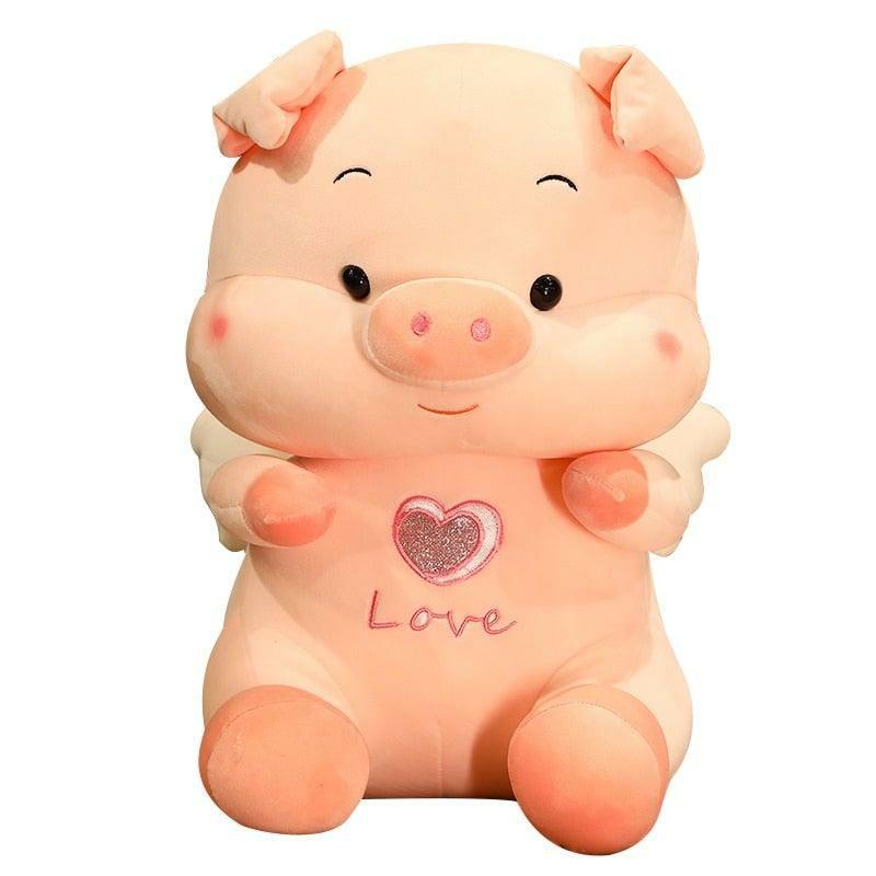 Animals Lovely Angel Flying Pig Plush Toy | 8In | Pigs Animals (P-R) Animals