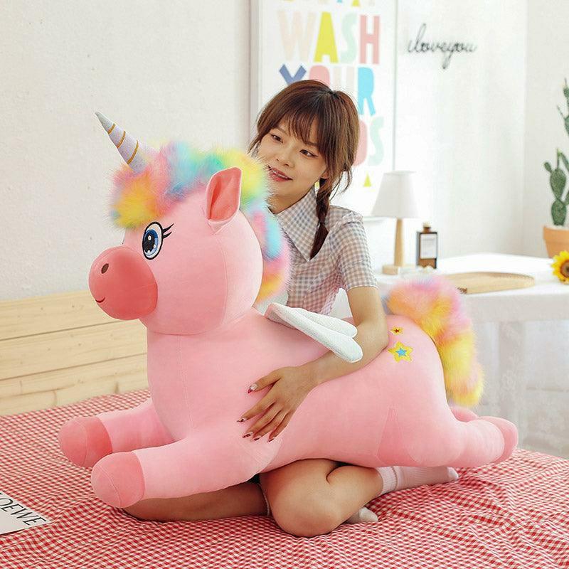 Animals Lovely Colorful Unicorn Rest Pillow | 31In | Unicorns Animals (T-Z) Animals