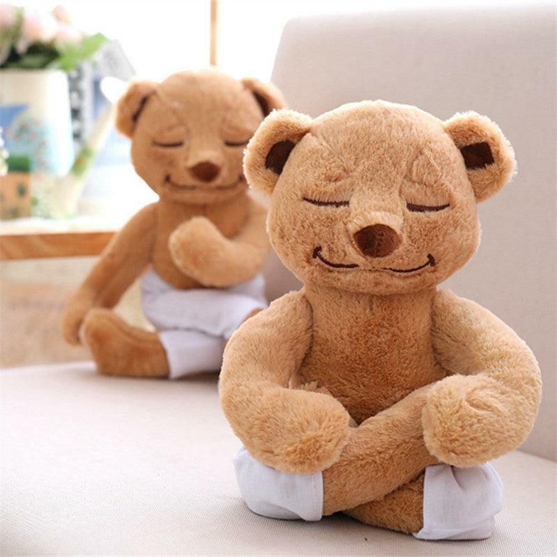 Animals Meditating Yoga Bear Plush Toy Stuffed Animal | 40 cm | Teddy Bears Animals (T-Z) Animals