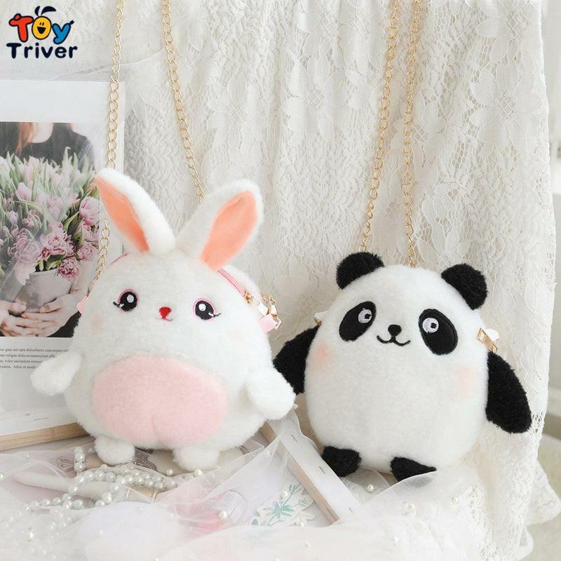 Animals Mini Bag Panda Rabbit Plush Toys | Pandas Animals (P-R) Animals