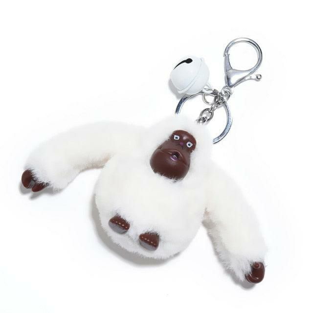 Animals New Plush Fluffy Gorilla key chains | Monkeys Animals (K-O) Animals