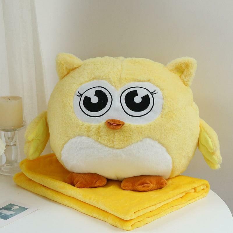 Animals Owl Pillow Stuffed Animal With Blanket | 16In | Owls Animals (K-O) Animals