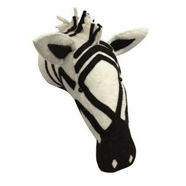 Animals Plush Classic Zebra Animal Trophy Head Wall Mounts | Zebras Animals (T-Z) Animals