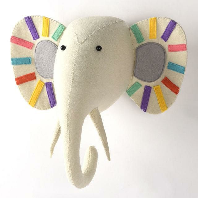 Animals Plush Elephant Animal Trophy Head Wall Mount | Elephants Animals (C-E) Animals