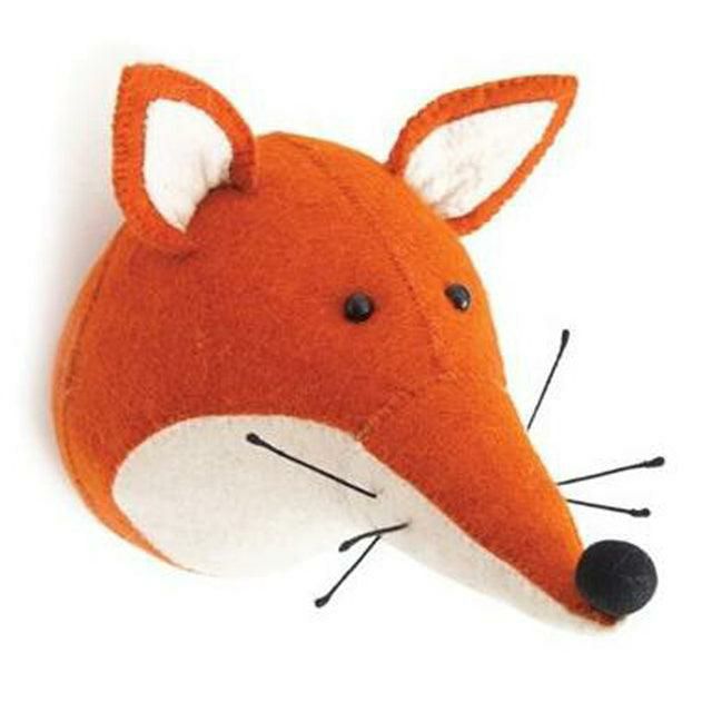 Animals Plush Fox Animal Trophy Head Wall Mounts | Fox Animals (F-H) Animals