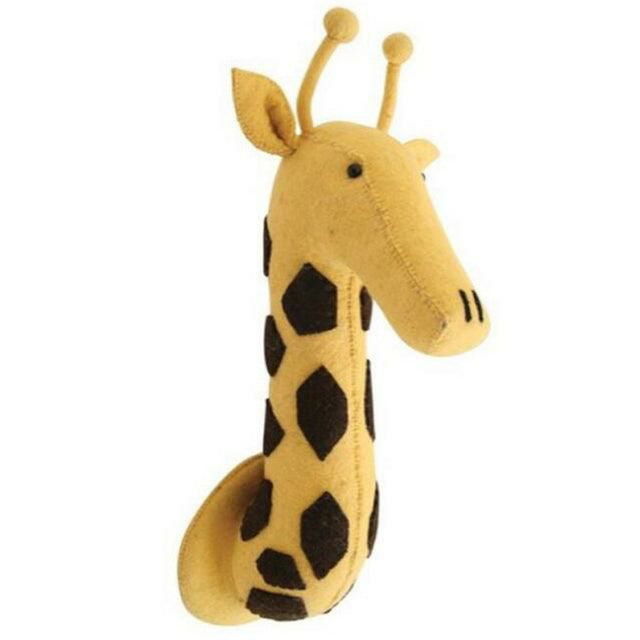 Animals Plush Giraffe Animal Trophy Head Wall Mounts | Giraffe Animals (F-H) Animals