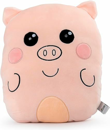 Animals Plush Pink Pig 12" | Pigs Animals (P-R) Animals