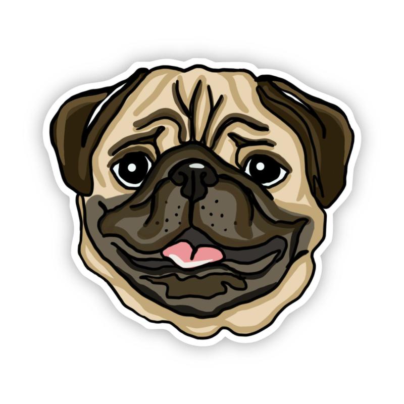 Animals Pug Dog Sticker | Pugs Dog Breeds Animals