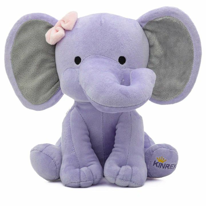 Animals Purple Elephant Stuffed Animal – Stuff Animal Plush Toy 9" | Elephants Animals (C-E) Animals