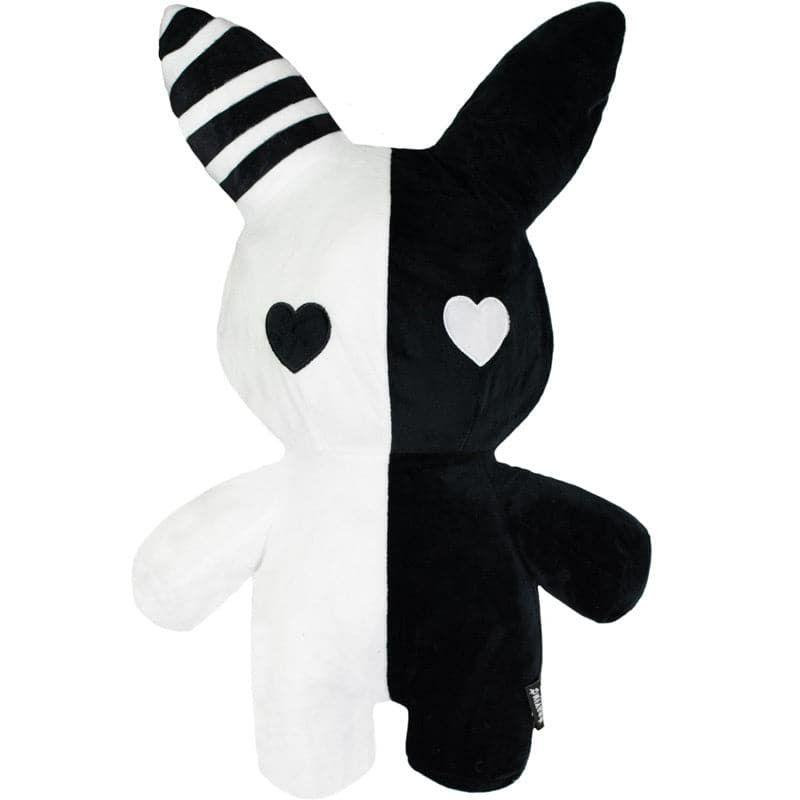 Animals Rabbit Plushie 20" (Black/White) | Bunnies Animals (A-B) Animals