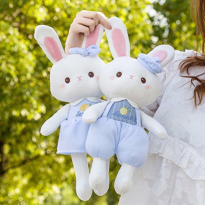 Animals Rabbits Couple Dress Plush Toy | 15In | Bunnies Animals (A-B) Animals