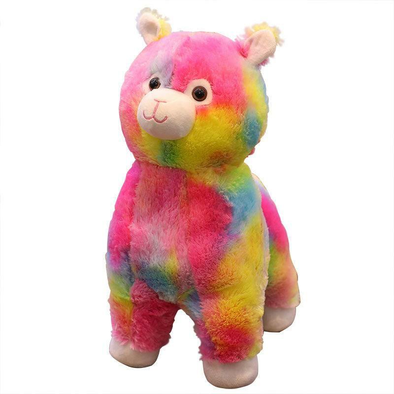 Animals Rainbow Alpaca Soft Stuffed Plush Toy | 45cm | Llamas Animals (K-O) Animals