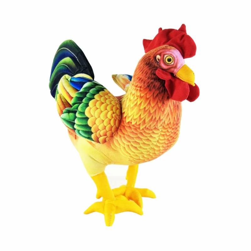 Animals Rainbow Rooster Plushie | 12In | Roosters Animals (P-R) Animals