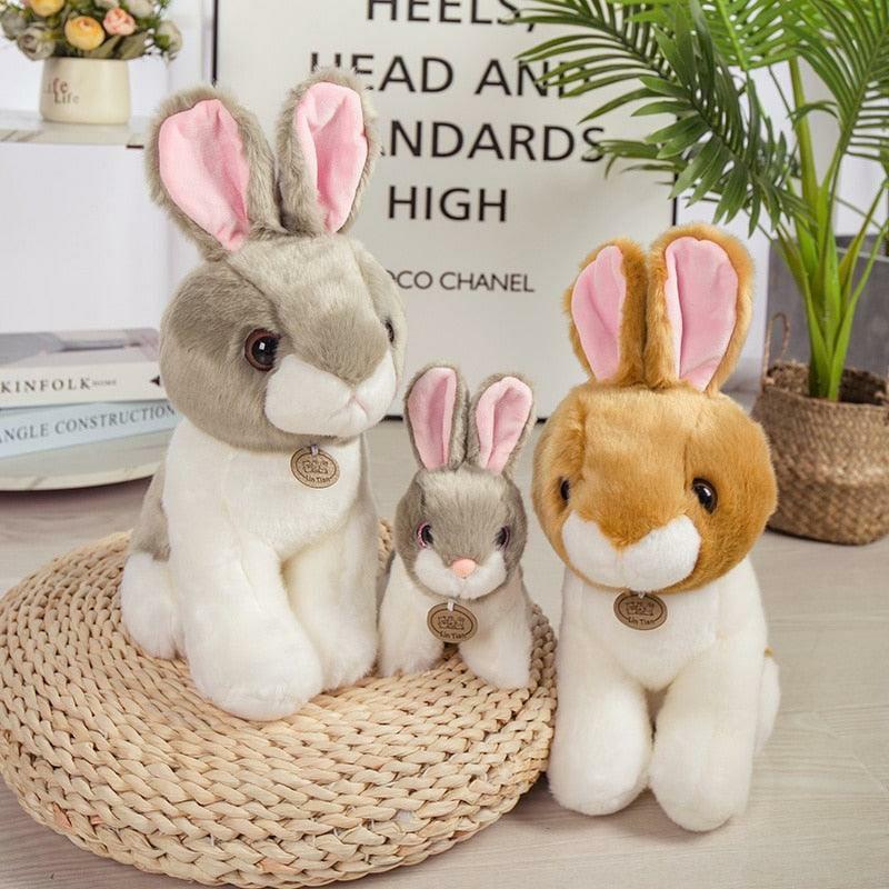 Animals Real Lifelike Rabbit Stuffed Animals | 12In | Bunnies Animals (A-B) Animals