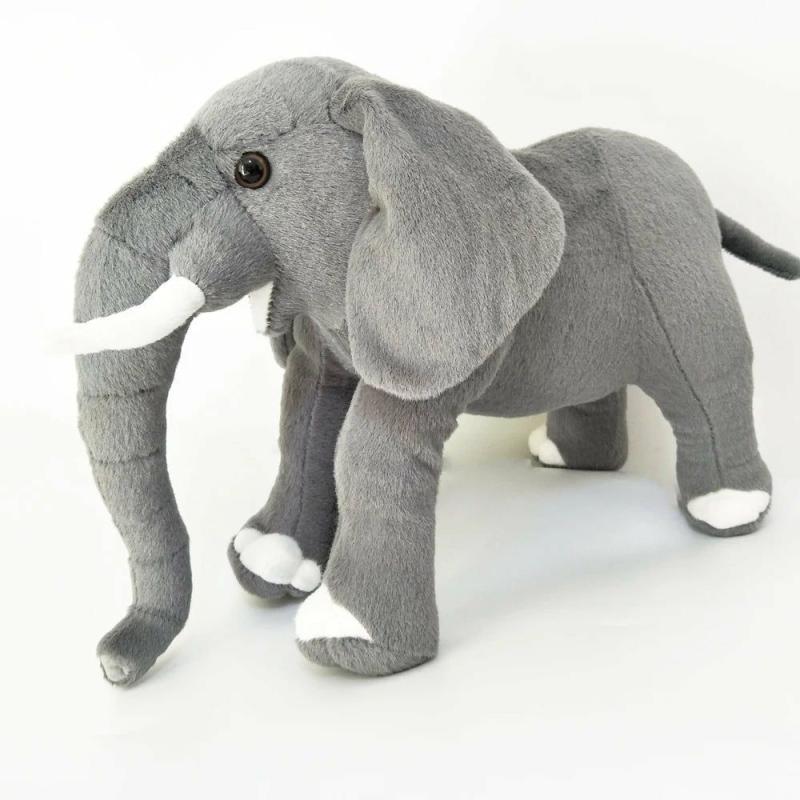 Animals Realistic African Elephant Plush Toy | 12In | Elephants Animals (C-E) Animals