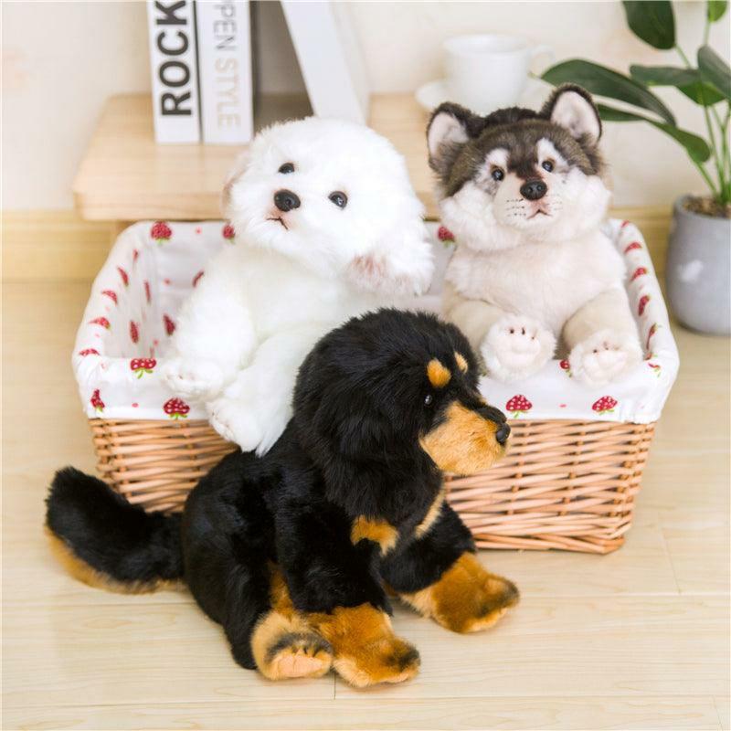 Animals Realistic Dog And Wolf Plush Toys | Wolves Animals (T-Z) Animals